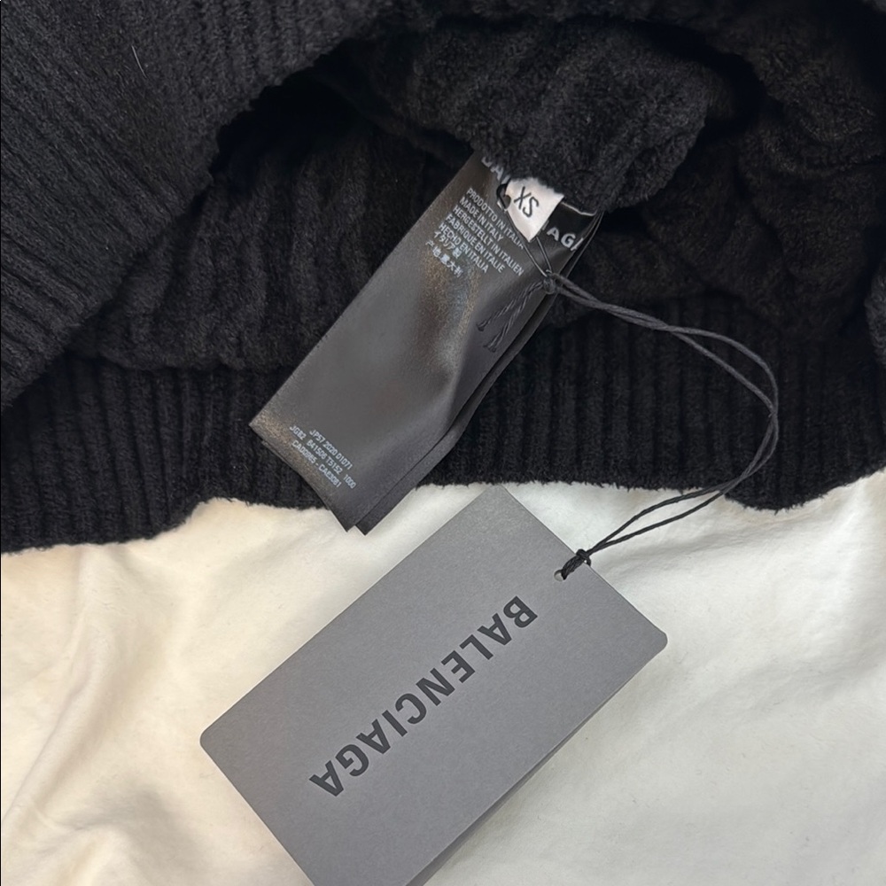 Balenciaga Black Off-the-Shoulder Dolman Sleeve Dress size xs - Picture 15 of 15